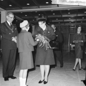 Prinses Margriet internationaal congrescentrum te Amsterdam geopend, dochter van, Bestanddeelnr 917-3140