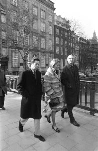 Prinses Paola en Prins Albert van Belgie in Amsterdam nr. 7 Prinses Paola wand, Bestanddeelnr 922-2229