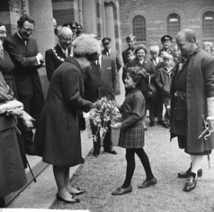 Prinses Margriet in Rotterdam bij opening kinderboekenweek, Bestanddeelnr 917-0818