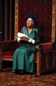 Prinsjesdag (opening Staten Generaal ) 1979 koningin Juliana tijdens lezen van , Bestanddeelnr 253-8122