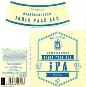 Privatbrauerei Bischoff - Donnersberger India Pale Ale, IPA