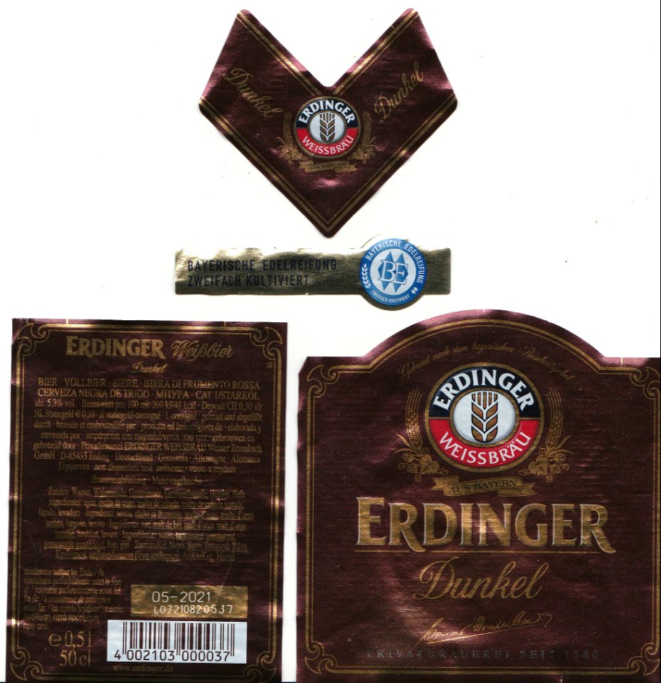 Privatbrauerei Erdinger Weißbräu Werner Brombach GmbH - Erdinger Dunkel