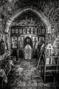 Cyprus church interior photo