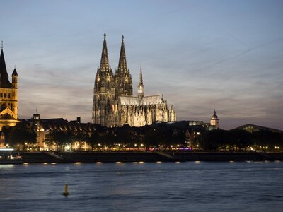 Cologne cathedral cologne on the rhine landmark photo