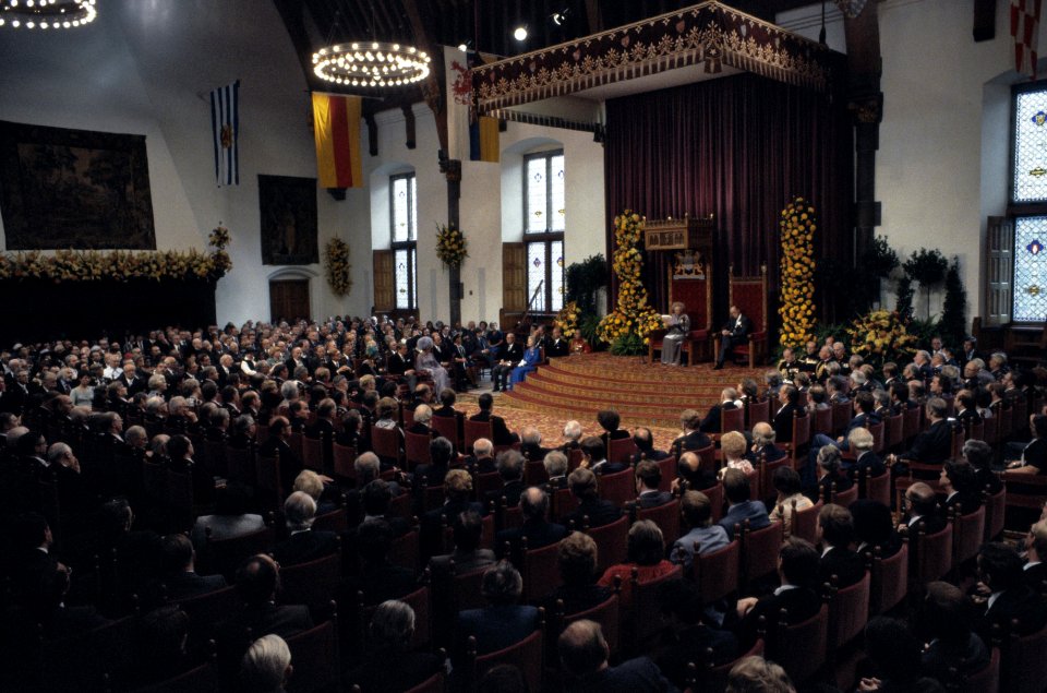 Prinsjesdag 1978 overzichten Ridderzaal, Bestanddeelnr 253-8045
