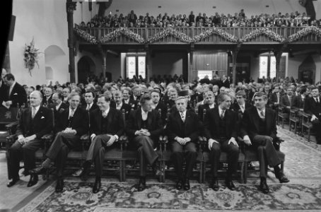 Prinsjesdag 1986 Kabinet in Ridderzaal, vlnr van Eekelen , Ruding, Deetman, va, Bestanddeelnr 933-7609