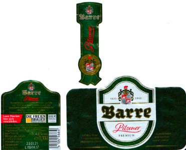 Privatbrauerei Ernst Barre - Barre Pilsener