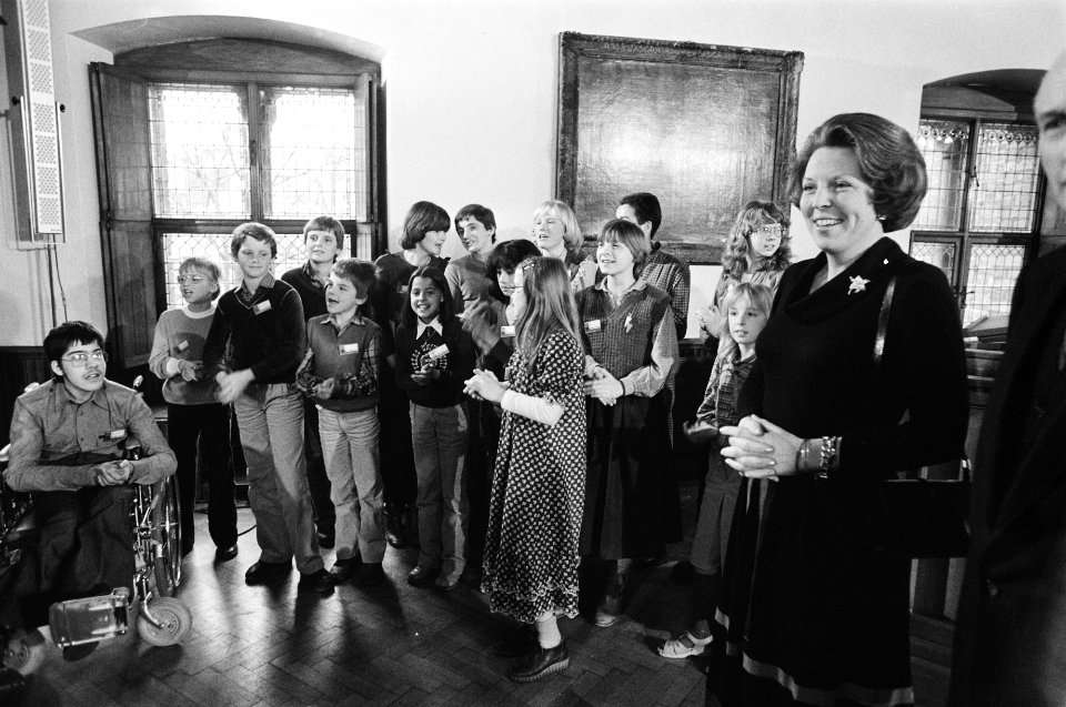 Prinsessen, kinderraden, kinderen, Beatrix, prinses, Bestanddeelnr 930-2012
