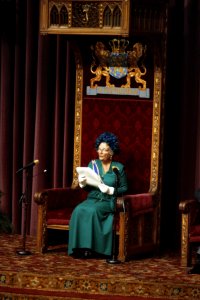 Prinsjesdag (opening Staten Generaal ) 1979 koningin Juliana tijdens lezen van , Bestanddeelnr 253-8123