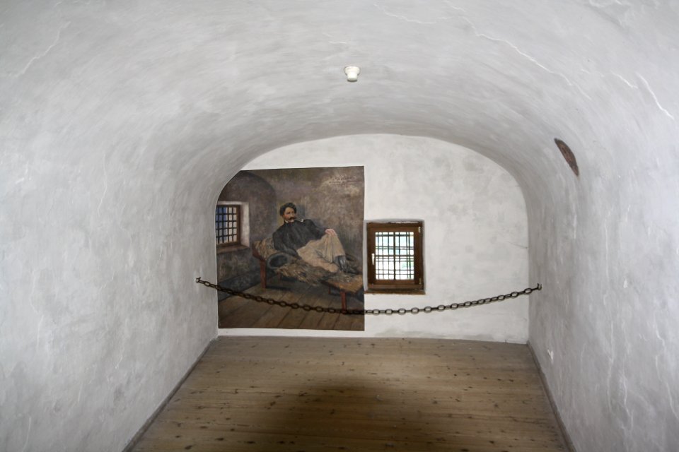 Prison cell of Sándor Rózsa, in Kufstein Castle