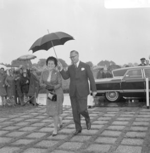 Prinses Margriet opende LTS te Soest, prinses Margriet bij aankomst, Bestanddeelnr 919-2947