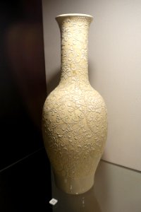 Pot, Bien Hoa ceramic, white glaze - Nguyen dynasty, 19th century AD - Vietnam National Museum of Fine Arts - Hanoi, Vietnam - DSC05306 photo