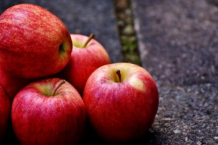 Fruit ripe red apple