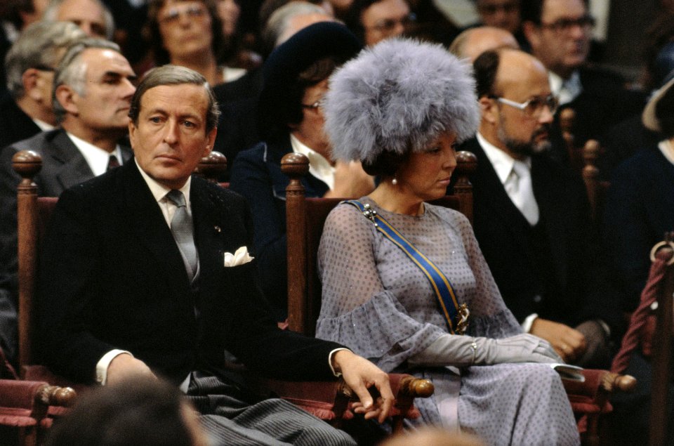 Prinsjesdag 1978 Prinses Beatrix en Prins Claus tijdens Troonrede, Bestanddeelnr 253-8047