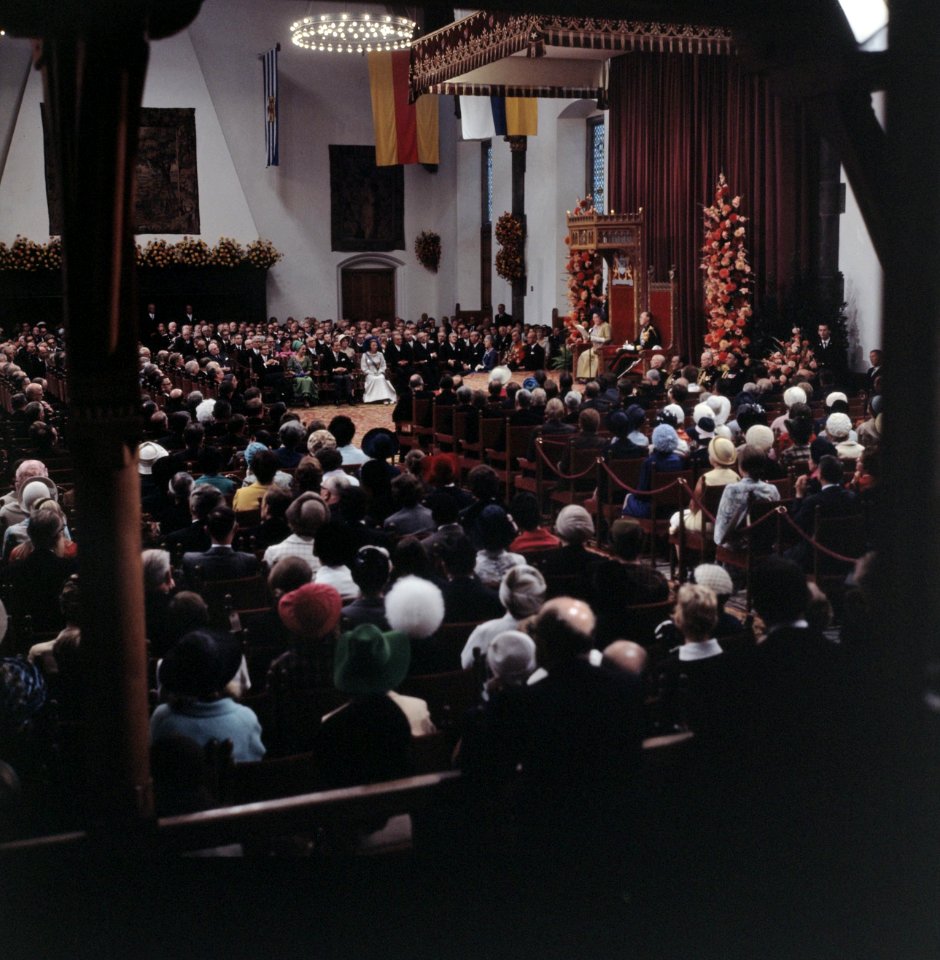 Prinsjesdag overzicht Ridderzaal, Den Haag, Bestanddeelnr 254-8752