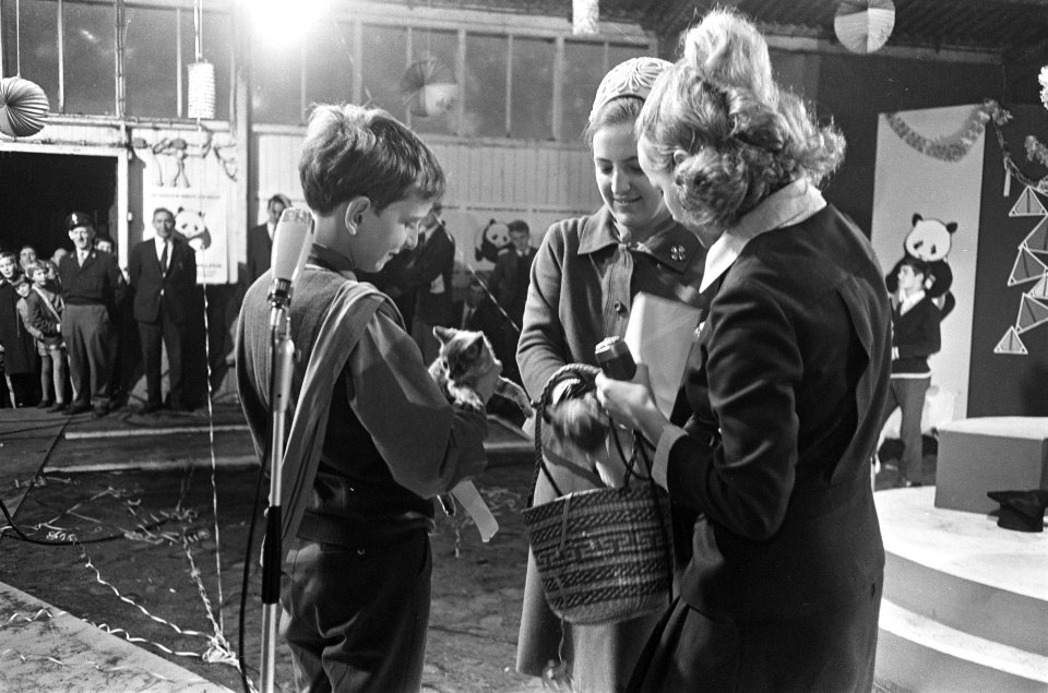 Prinses Margriet ontvangt cheque voor Wereld Natuur Fonds te Arnhem Prinses Marg, Bestanddeelnr 921-7967
