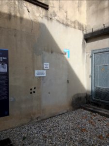 Prison Montluc - Emplacement de la porte menant au tribunal militaire