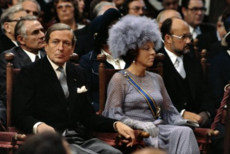 Prinsjesdag 1978 Prinses Beatrix en Prins Claus tijdens Troonrede, Bestanddeelnr 253-8046