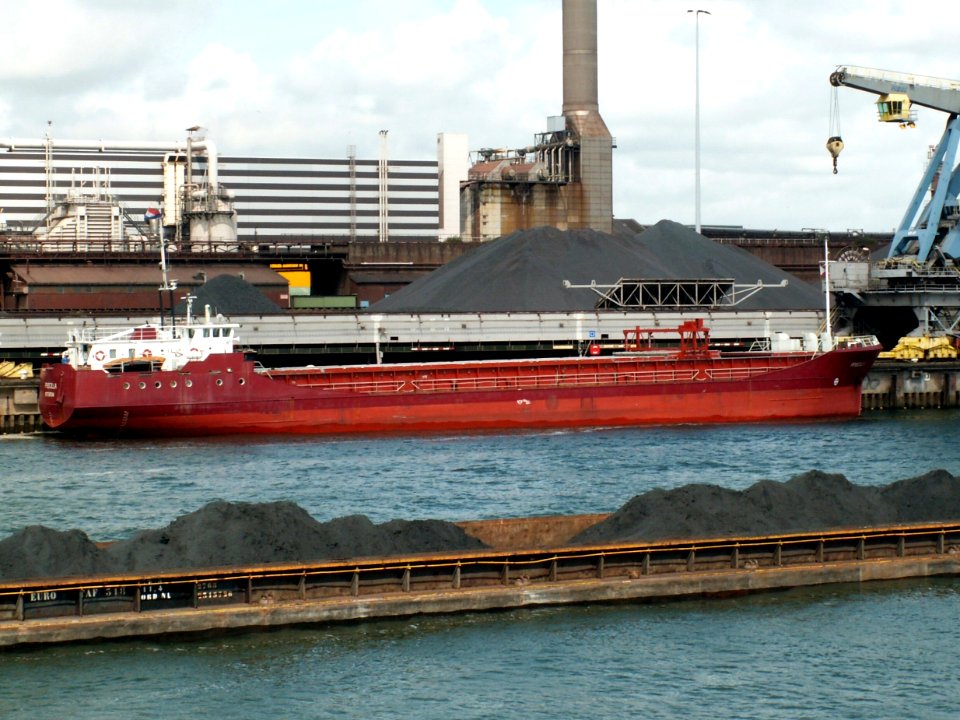 Priscilla IMO 9013036,docked at Corus, Port of Amsterdam 04-Aug-2005