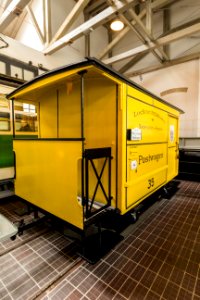 Postwagen Lockwitztalbahn - Straßenbahnmuseum Dresden (3)