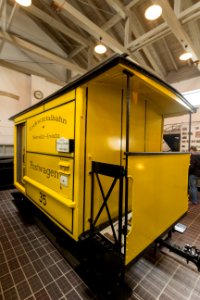Postwagen Lockwitztalbahn - Straßenbahnmuseum Dresden (2)