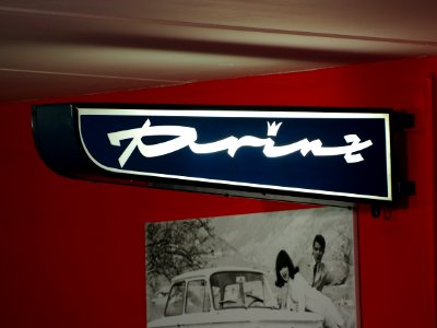 Prinz luminous advertising sign