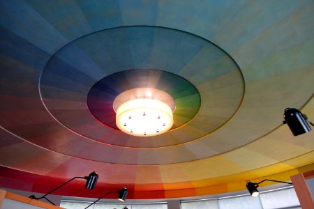 Prismatarium ceiling - Aquatic Park Bathhouse - San Francisco, CA - DSC04137