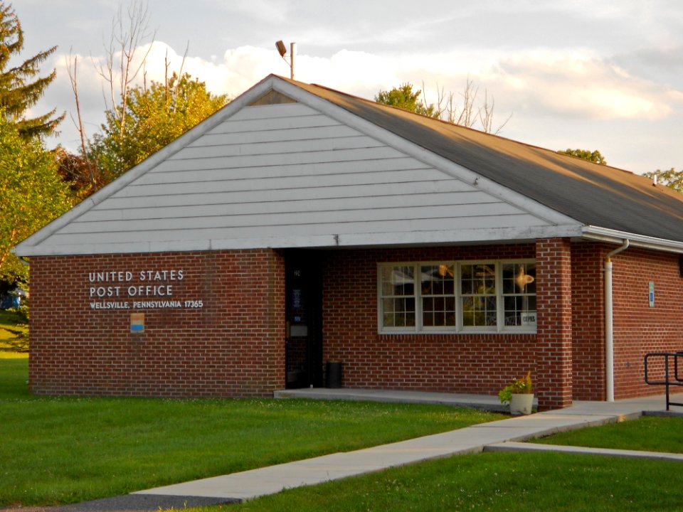 Post office Wellsville PA 17365 224 Main