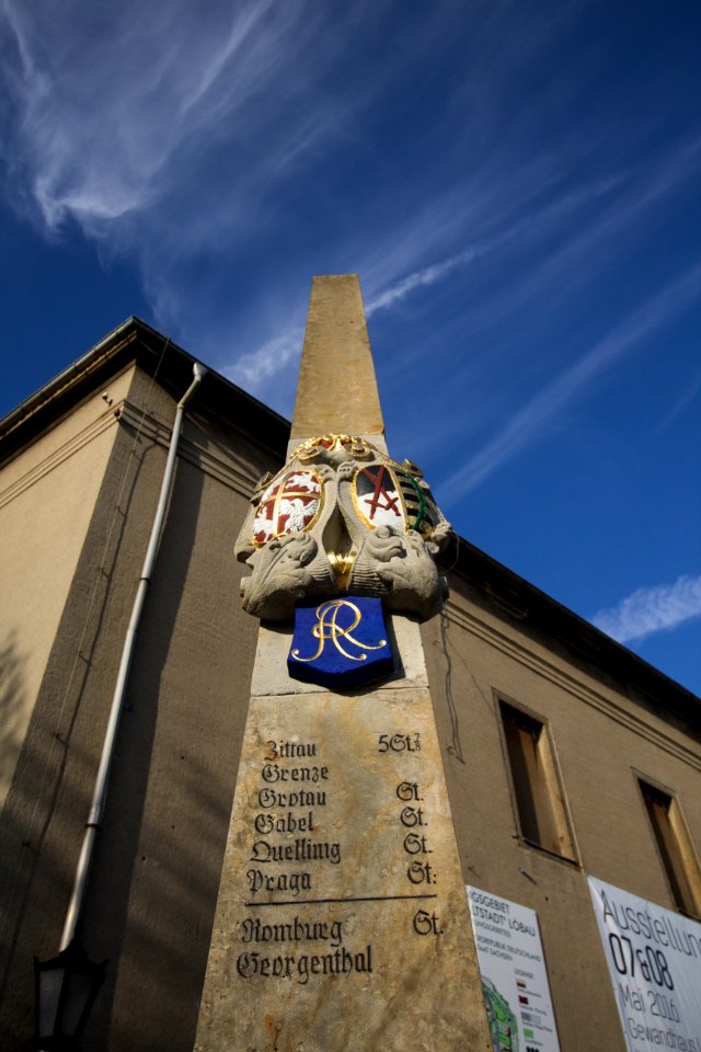 Postsäule Innere Zittauer Straße, Löbau