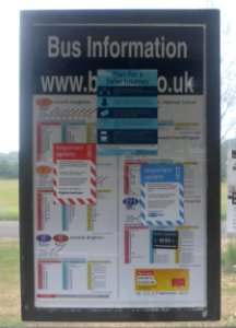 Posters at Nestor Court Bus Stop, Preston Park, Brighton (June 2020)
