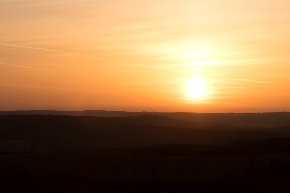 Afterglow sunset mood