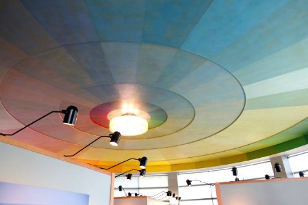 Prismatarium ceiling - Aquatic Park Bathhouse - San Francisco, CA - DSC04145