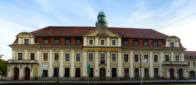 Postgebäude am Bahnhof Görlitz