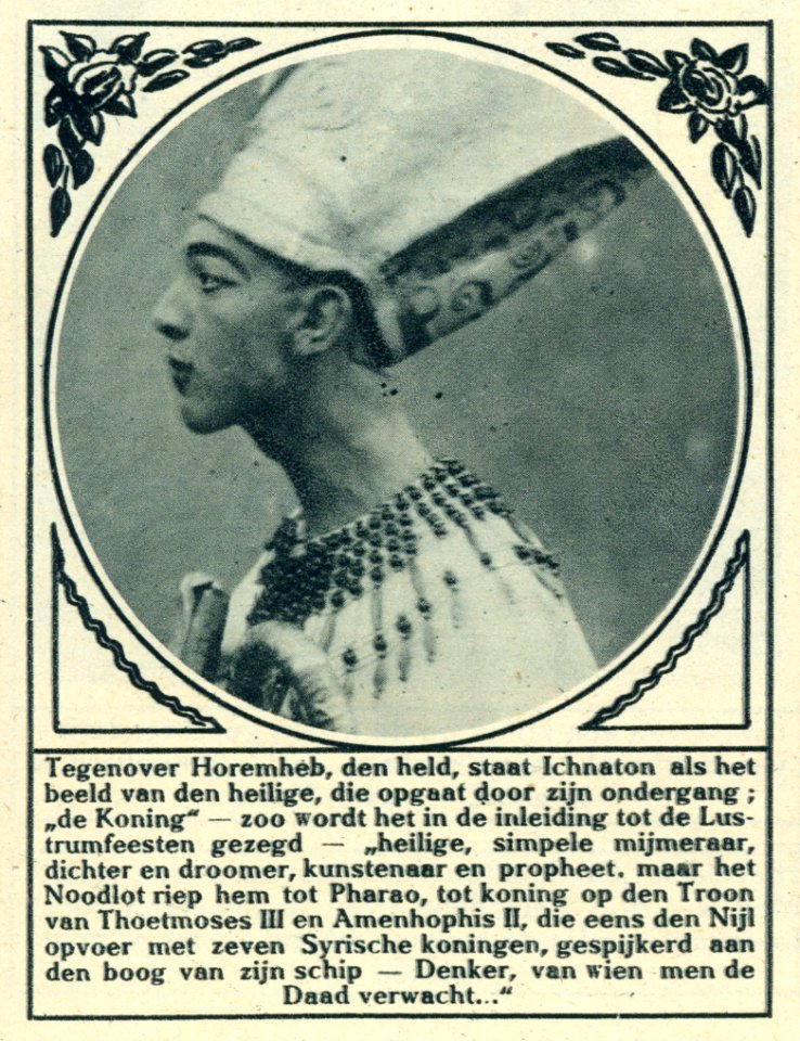 Portret van Ichnaton, voorgesteld door A.H. Schmidt - 1926 - X96419-301021