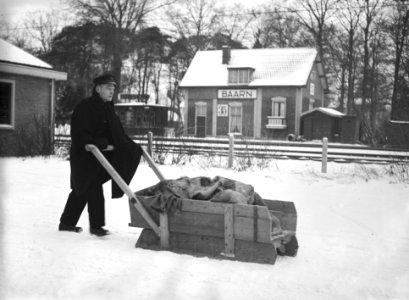 Post Baarn met slee, Bestanddeelnr 902-0264