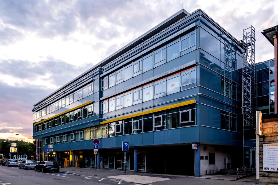 Postgebäude in Tübingen