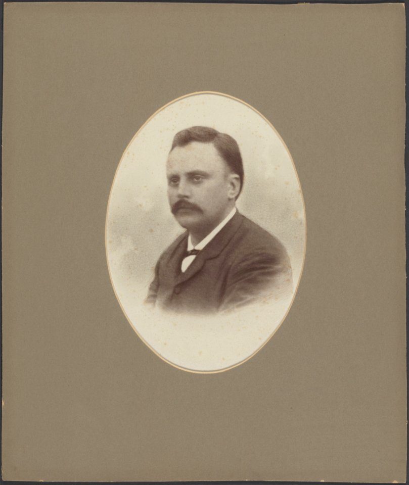 Portret van Joan Machiel Rappard (1850-1893) (administrateur te Medan), Bestanddeelnr 857 P12