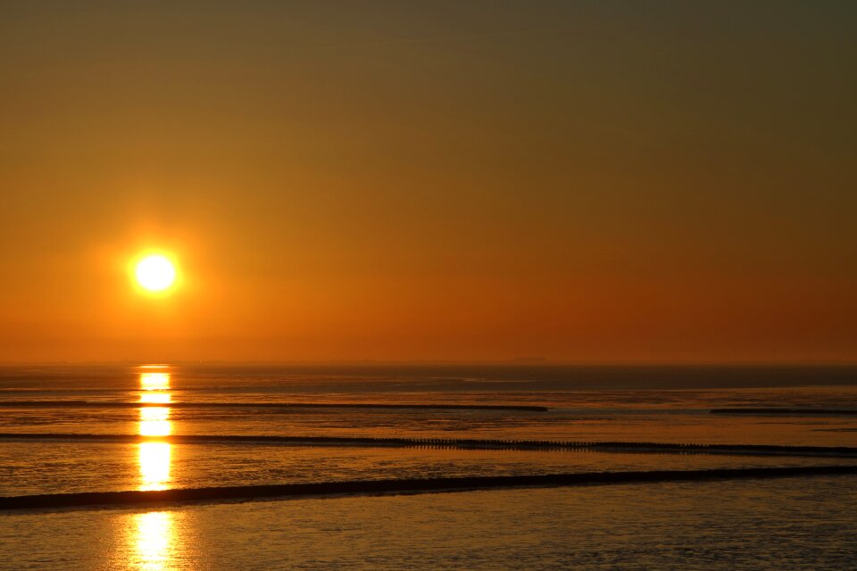 Watts evening sky nordfriesland