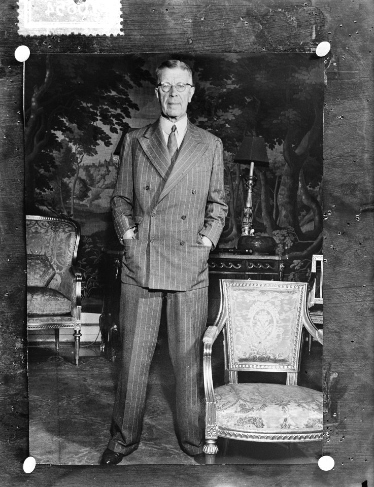 Portret van Gustaaf, koning van Zweden, Bestanddeelnr 907-0654