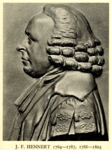 Portret van J.F. Hennert door David Mulder (1787) - 2