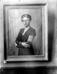 Portret van Jacoba van Tongeren door Max Nauta, gedateerd augustus 1945, Bestanddeelnr 900-9751