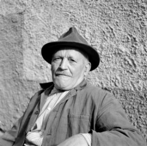 Portret van wijnboer Römer, 77 jaar, Bestanddeelnr 254-4240