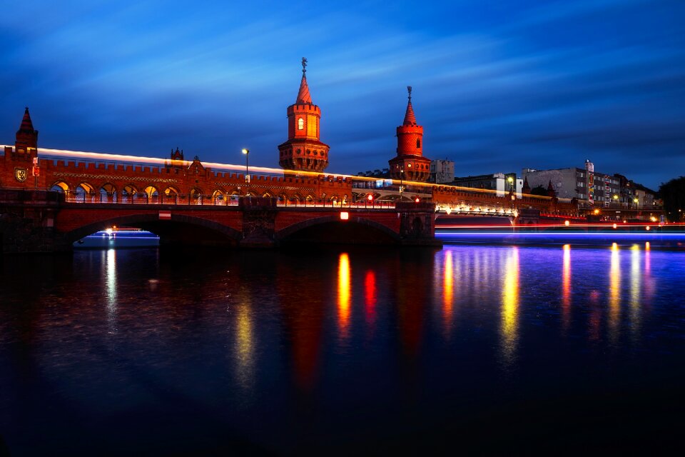 River water reflections photo