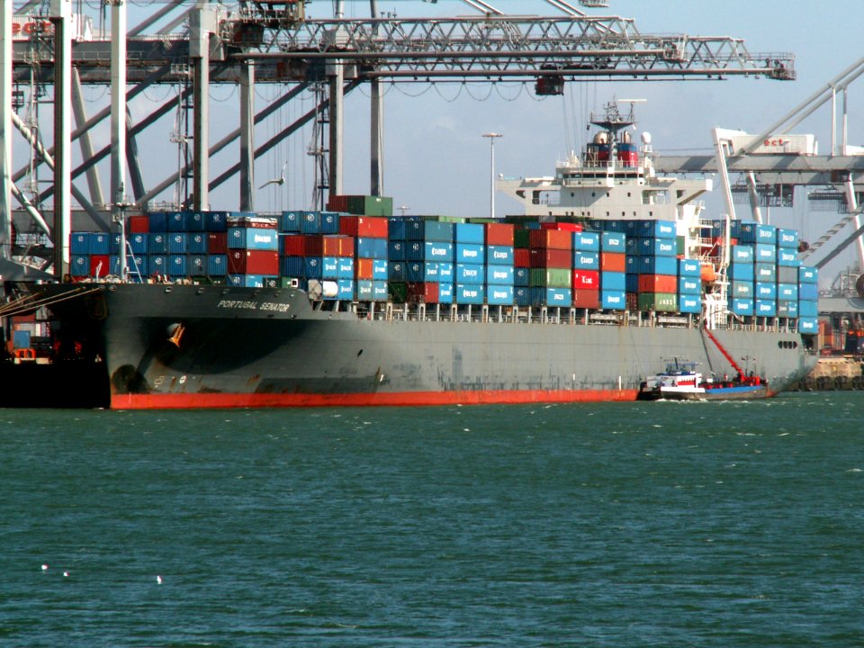 Portugal Senator-1, at the Amazone harbour, Port of Rotterdam, Holland 01-Apr-2006