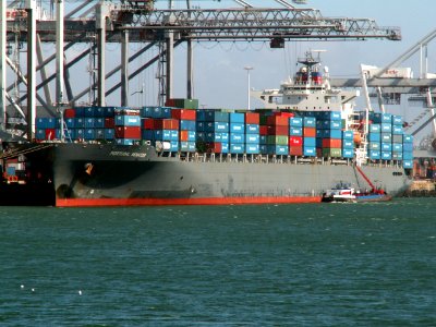 Portugal Senator-1, at the Amazone harbour, Port of Rotterdam, Holland 01-Apr-2006