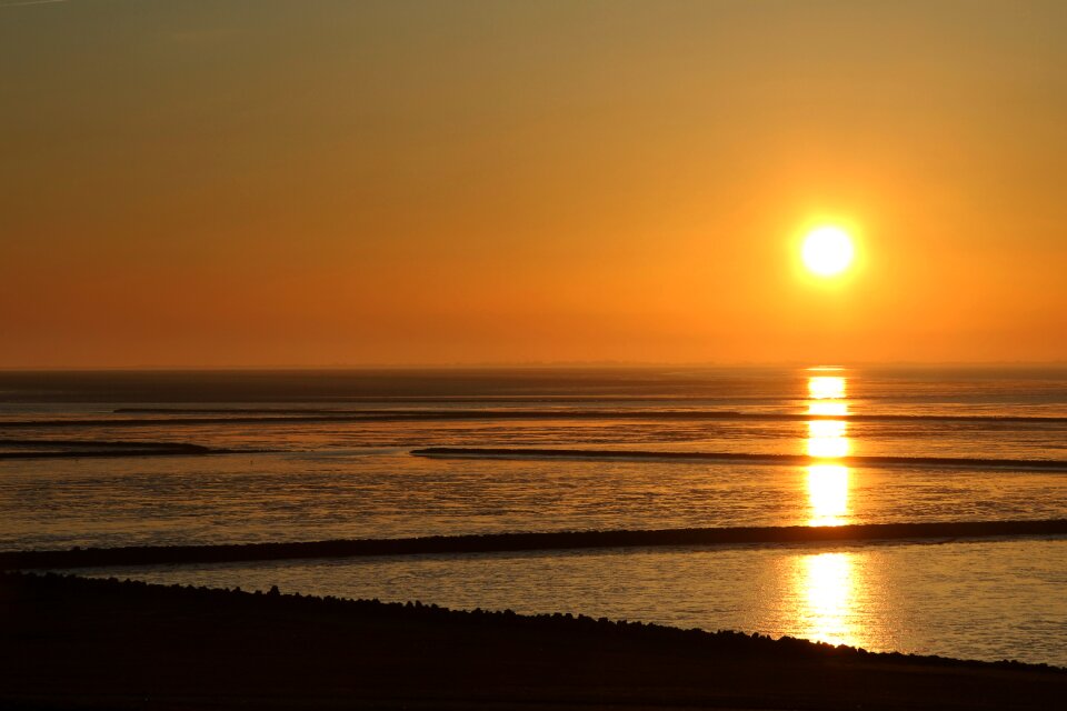 Watts evening sky nordfriesland