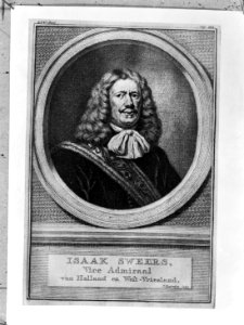 Portret van Isaak Sweers, Vice-Admiraal van Holland en West-Friesland, Bestanddeelnr 935-0796