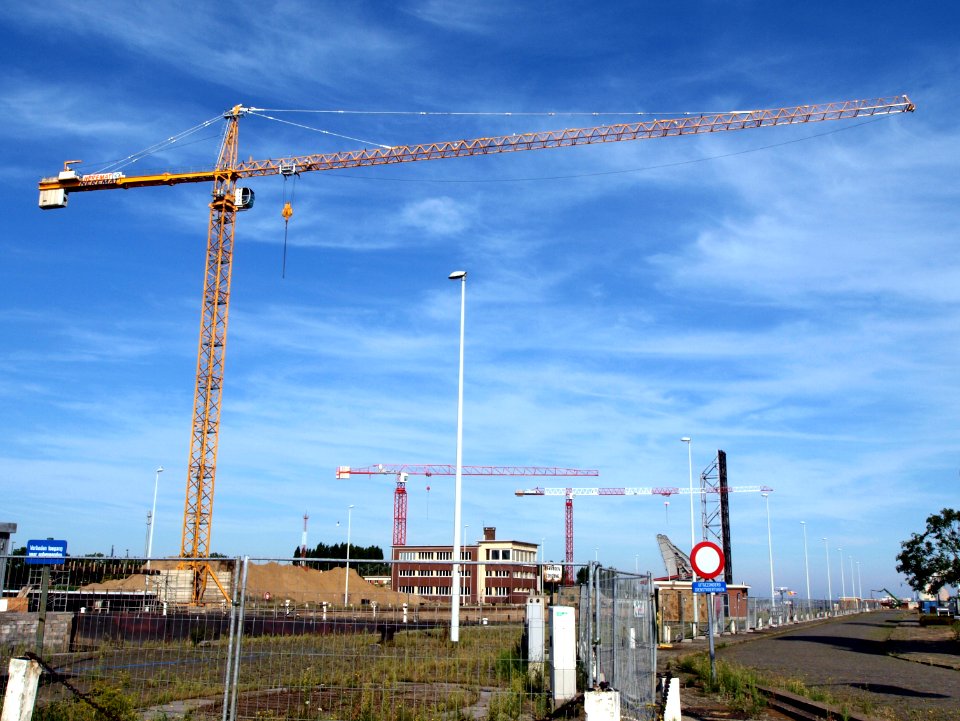 Potain crane (owner Neremat) in Antwerp