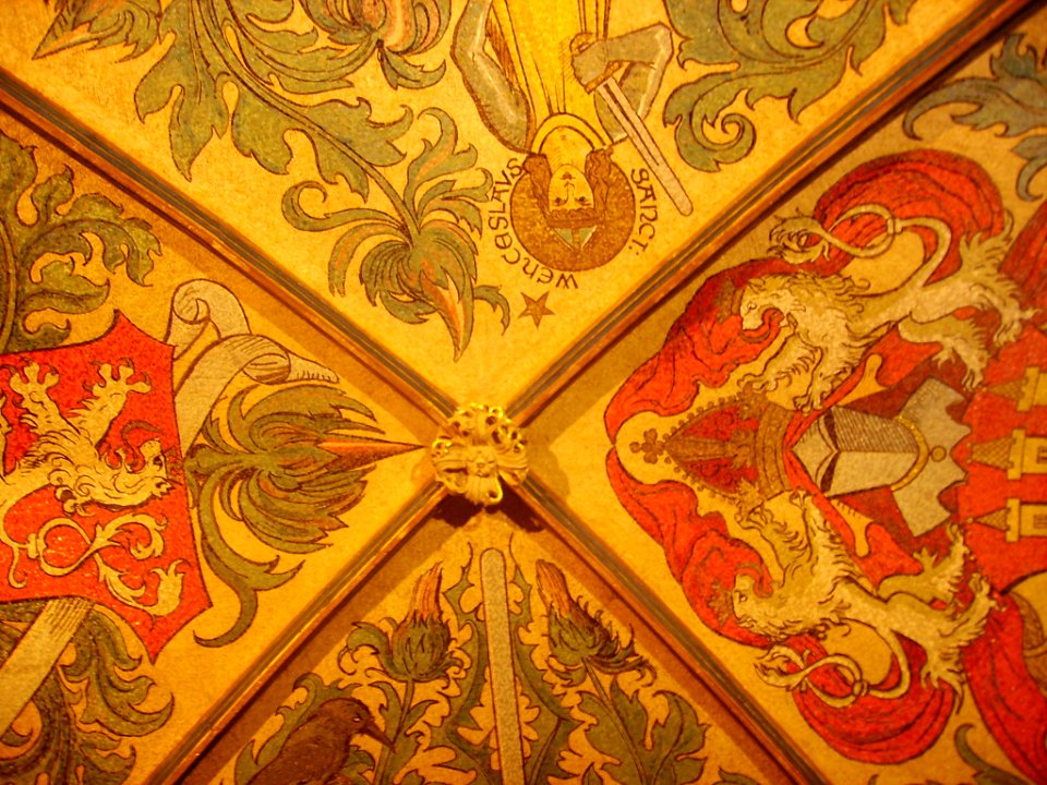 Prag Rathaus Innen Mosaik 1