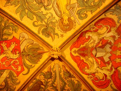 Prag Rathaus Innen Mosaik 1
